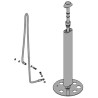 FAAC 63000267 Piston hydraulique J200