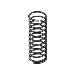FAAC 7210705 Ressort pour lisse entre 2,5m et 3m, diamètre 6mm