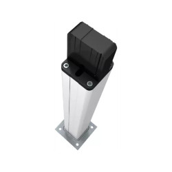 CAME 001DELTA-B Colonnette en aluminium anodisé naturel H : 500mm