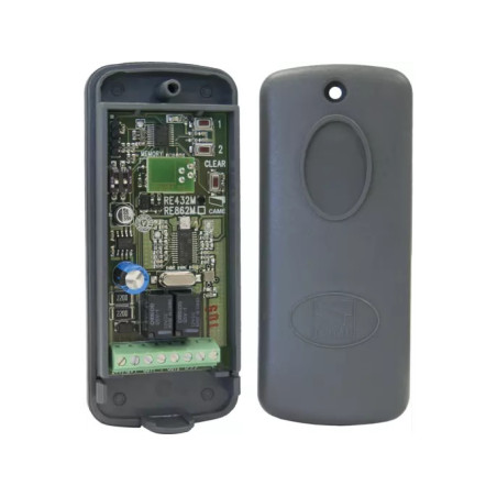 CAME 001RE862M Récepteur bicanal IP54, 12 - 24V en 868,35MHz