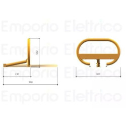 CAME 001ARK2 Barrière Unipare "large"