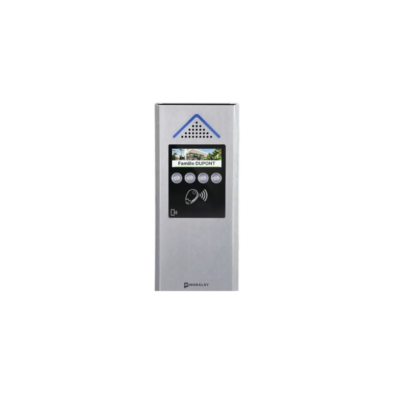NORALSY 0105-4003 Interphone 4G Villa Ready alu argent